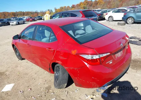 2016 Toyota Corolla Le from USA, damaged, VIN 2T1BURHE5GC621865